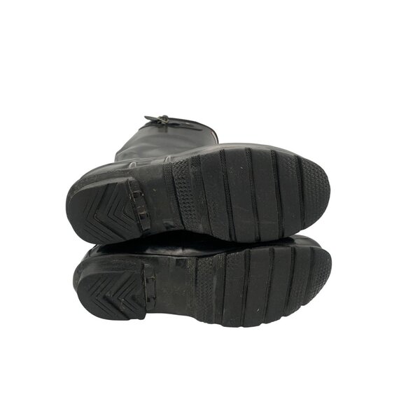 Women’s Hunter Black Rain Boots Size 7 - Picture 10 of 14